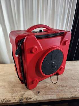 Bd-as-550-rd Bluedri No Fltrs Airshield 550 3 Stage Hepa Air Purifier Scrubber Red As550