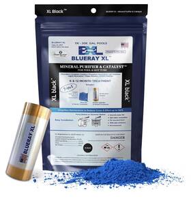 Blueray Xl 313039714740 Black Mineral Purifier And Catalyst - Water Clarifier For Pools With 30k
