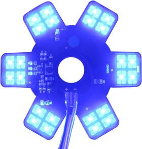 Hysmd87b Bolanton Air Cleaner Led Light 5 Inch Truck Decorative Hex Style Filter Lamp For Peterbil