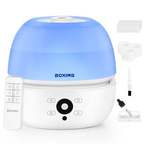 Boxing 614141493906 Top Fill Humidifiers For Bedroom Baby With 7-color Light Remote