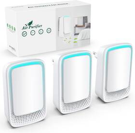Branded01 313053880841 Air Ionizers For Home 3 Pack Negative Ion Generator Quiet Freshener