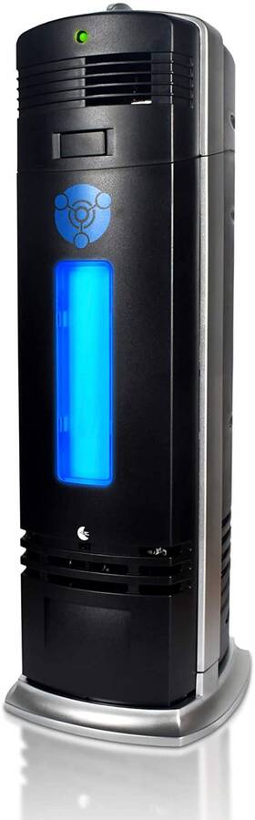 B-1000 Branded01 445030448409 Permanent Filter Ionic Air Purifier Pro Ionizer With Uv-c New Black