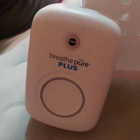 Breathe Pure Ph2005-00402 Plus Plug-in Ionizer Air Purifier Portable Wall Mount No Filter