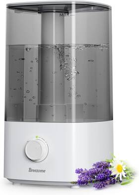Mg03js Breezome 4l Humidifiers For Bedroom Essential Oil Diffuser Top Large White
