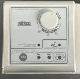 Vt2w Broan 026715102846 Electro Wall Control For Erv And Commerical Hrv Units