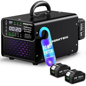 Bsmtek 789563854816 Cordless Ozone Generator - 1 000 000mg/h Professional Grade Covers 10000 Sq-f