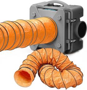 Shield-550 Cadpxs 550-g Air Scrubber Grey And 12 Inch Inlet Duct Bundle