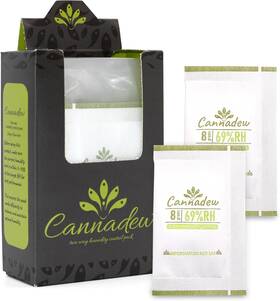 Amcd3ry69-8a-wf1us Cannadew 69% Rh 8g 15 Pack Humidity Packs Two-way 8 Gram-15 White