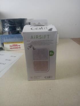 44312 Catit Airsift Dual Action Air Purifier Pad 6 Pack Two Media Filter To Keep
