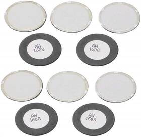Nbt-001 Chironal 10pcs 16mm/20mm Ultrasonic Mist Maker Fogger Ceramics Discs White Grey Silver
