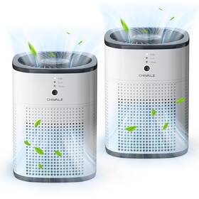 Chivalz 976365800538 2 Pack Air Purifiers For Bedroom Home Quiet C