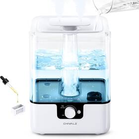 Yzy6001-kc Chivalz 6l Humidifiers For Bedroom Large Room Home Cool Mist Top Fill White