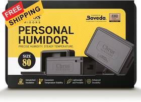 Cbv01 Cigarbros Cbros Humidor 69% Two- Way Humidity Control Box Powered By Size 80 Black