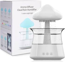 Jsq-08 Cjc Cloud Rain Humidifier For Bedroom With Soothing Sounds - Regular White