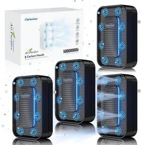 Clarionizer 744759908612 Air Ionizers For Home 4 Pack Upgraded Plug In Purifier Negative Ion Puri