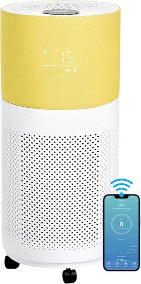 Cleanforceair 445057247252 Cleanforce Rainbow H13 True Hepa Air Purifier For Home Large Room Bedroom Up T