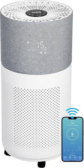 2550 Cleanforceair 785034904844 Cleanforce Air Purifiers For Home Large Room Up To Ft H13 Hepa Cle