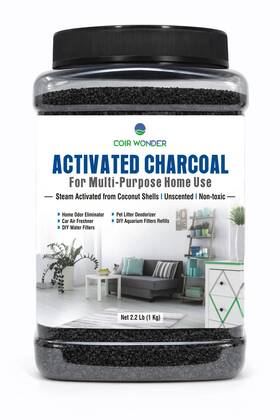 Coir Wonder 051497370930 Activated Odor Absorber 2.2 Lb Coconut Shell Carbon Granules Natural Ai