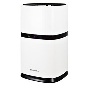 Czap102wt Comfort Zone Clean Hepa Air Purifier Covers 150 Sq. Ft