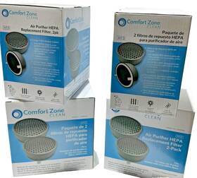 Czaph132 Comfort Zone H13 Air Purifier 2 Pack In Each Box Brand New With Manual