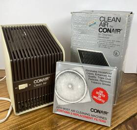 Conair 074108351005 Vintage Clean Air Machine Cleaner Deodorizer With Filter