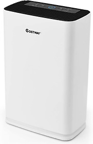 Costway Air Purifier With Hepa Filter For Large Room Spaces Up To 800 Sq Ft