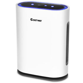 Ep24051us Costway Ionic Air Purifier With 4-in-1 Composite Hepa Filter Quiet Remove Allergies