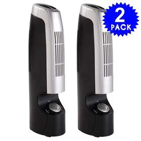 Us-2p20412 Costway 2 Pcs Mini Ionic Whisper Pro Filter Speed Air Purifier And Ionizer Home Office