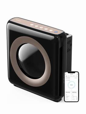 Coway Ap-1519p Airmega Ap-1512hhs App-enabled Smart Technology Black/bronze