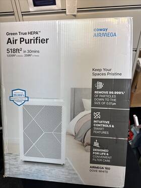 Ap-1821f Coway Wt Airmega 240 True Hepa Air Purifier - Dove White