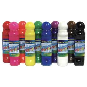 75556 Crafty Dab Window Writer Paint Markers 1.4oz 10/pkg-assorted Colors