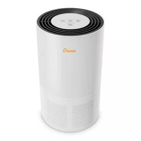 Crane 445004739724 True Hepa Air Purifier With Germicidal Uv Light For Small To Medium Rooms Up