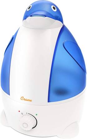 Crane 696730520620 Animal Humidifier For Bedroom 1 Gal. Cool Mist Gallon Penguin