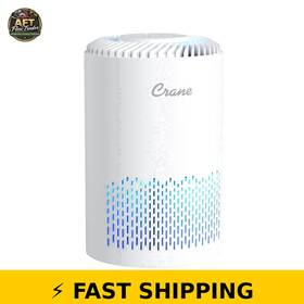 Crane - Usa 818767017854 True Hepa Air Purifier Up To 150 Sq. Ft. With Aroma Tray