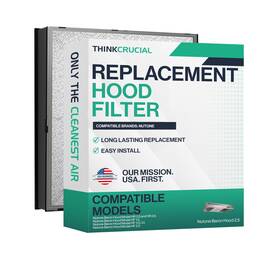 Crucial Air 701980789830 Think Replacement Hood Filters Compatible With Nutone/broan - Accgsfh