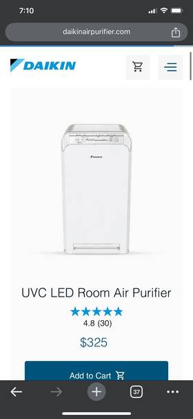 Mcb50ysau Daikin Brand New Air Purifier