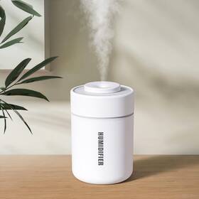 Daskternie 727219090270 Portable Mini Humidifier 180ml Usb Cool Mist Small Humidifiers White Grey