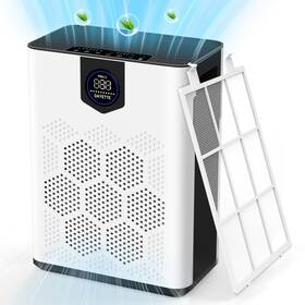 Dayette 850058841786 Air Purifiers For Home Large Room H14 True Hepa Filter Up To 3000 Sq