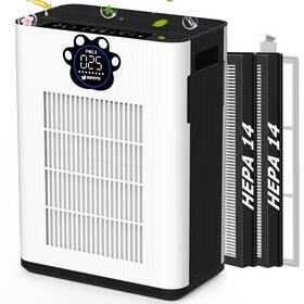 3400 Dayette 850082559145 Dayetteair Purifiers For Home Large Room Up To Ft With 2x H14 Hepa Filt