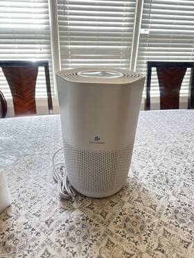 Sahp-21wh12c Dh Lifelabs Sciaire Essential Portable Air Purifier Plasmashield Hepa White