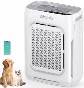 Dhyala Kj03 Air Purifier For Home Large Room Up To 3000ft Hepa With Washab