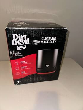 Wd10100v Dirt Devil 046034904983 Desk Top Air Purifier With Hepa Media Filter New And Sealed