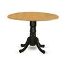 Dlt-obk-tp East West Furniture Dublin Wood Table With Pedestal 840017319876