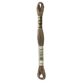 117-3790 Dmc 12 Pack 6-strand Embroidery Cotton 8.7yd-ultra Dark Beige Grey
