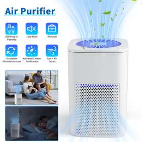 Mt9080316wh Donwell Large Room Air Purifier True Filter Cleaner For Home Smoke Allergies