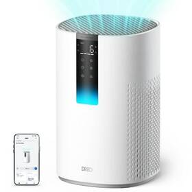 1600 Dreo 810142851343 Hepa Air Purifier For Large Room Up To Sq.ft/2h Smart Purificador