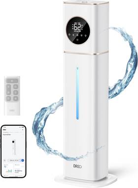 Dr-hhm005s Dreo Hm735s 11l Smart Humidifier Large Room 700 Ft 100h Cool Mist Air White