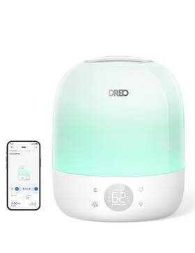 Dr-hhm009s Dreo Humidifier 409s Humidifiers For Bedroom Baby Ultra Quiet 3l White