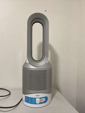 283754-01 Dyson Hp02 Pure Hot Cool Air Purifier Heater Tower Fan Silver Works