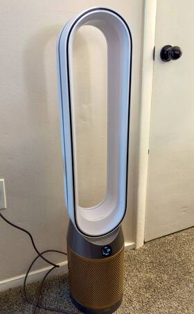 36996801 Dyson Tp09 Purifier Cool Formaldehyde Hepa Air Fan With Remote White/gold